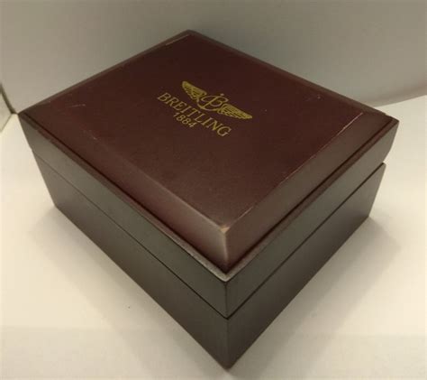 breitling wood box|breitling watch boxes for sale.